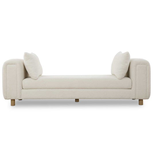 American Home Furniture Uttermost Repose Oversized Ivory Bench