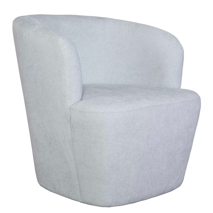 American Home Furniture Uttermost Mist Barrel Swivel Chair