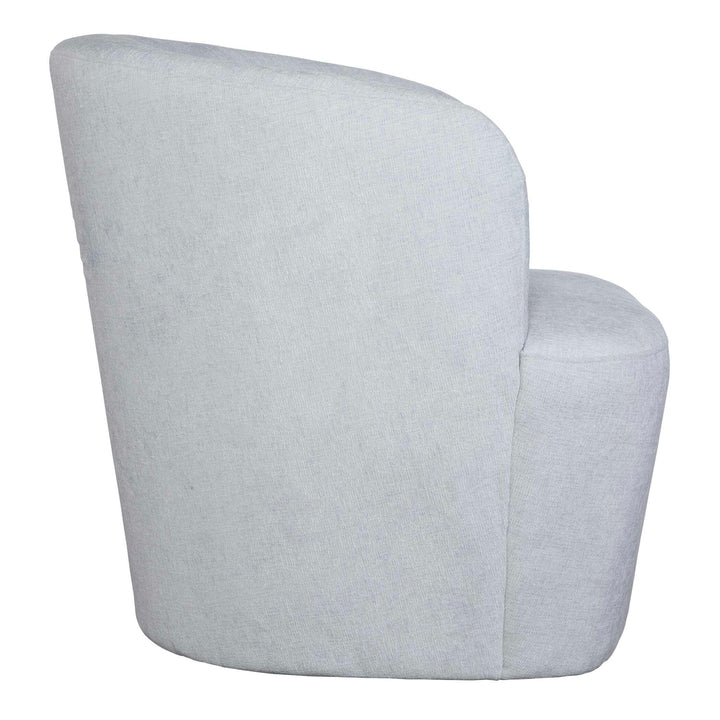 American Home Furniture Uttermost Mist Barrel Swivel Chair