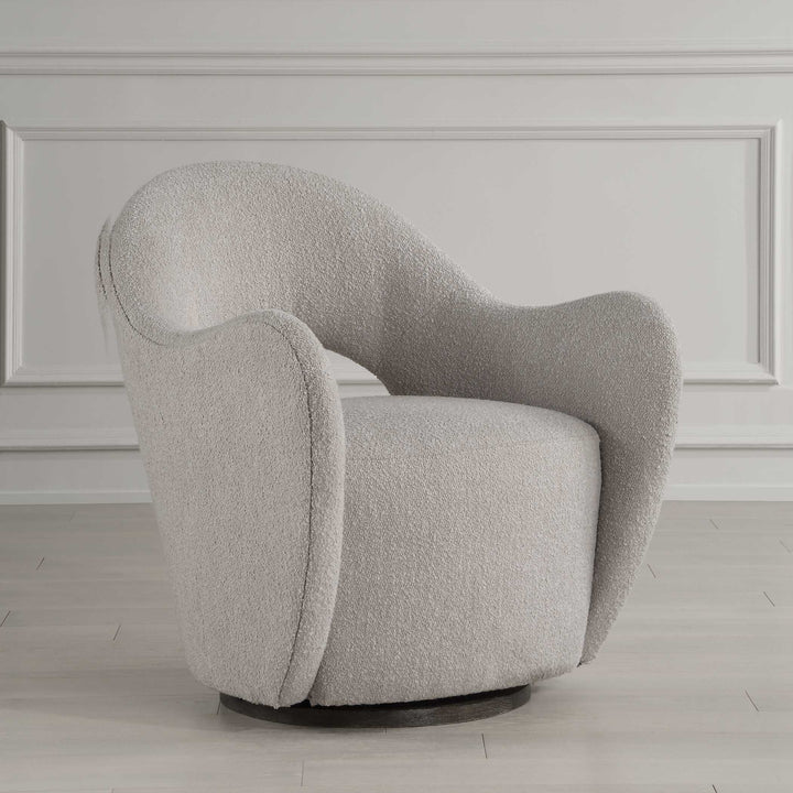 American Home Furniture Uttermost Wander Fabric Swivel Chair