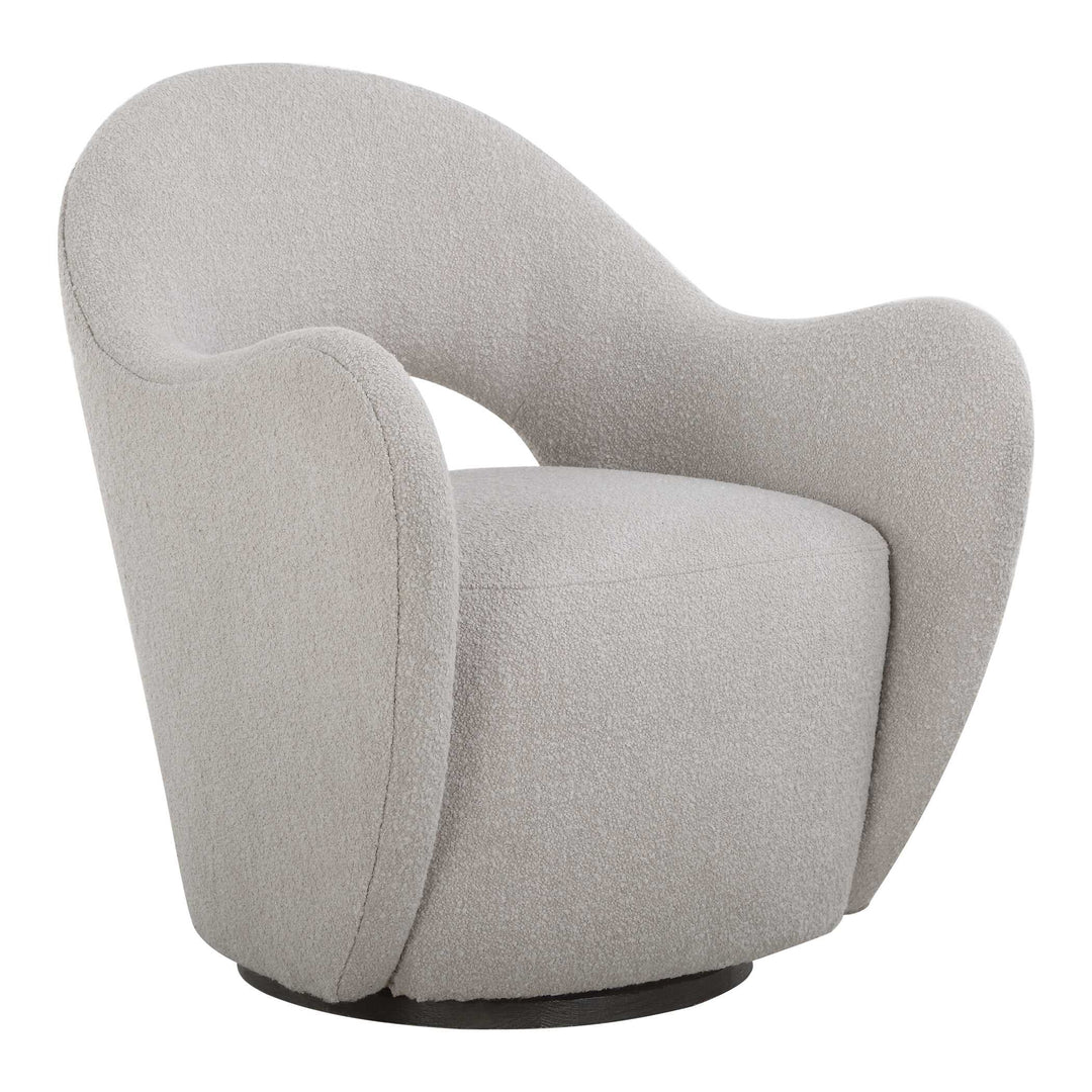 American Home Furniture Uttermost Wander Fabric Swivel Chair
