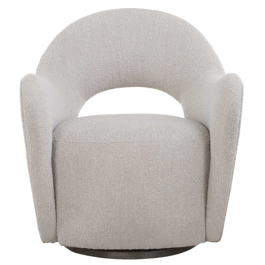 American Home Furniture Uttermost Wander Fabric Swivel Chair