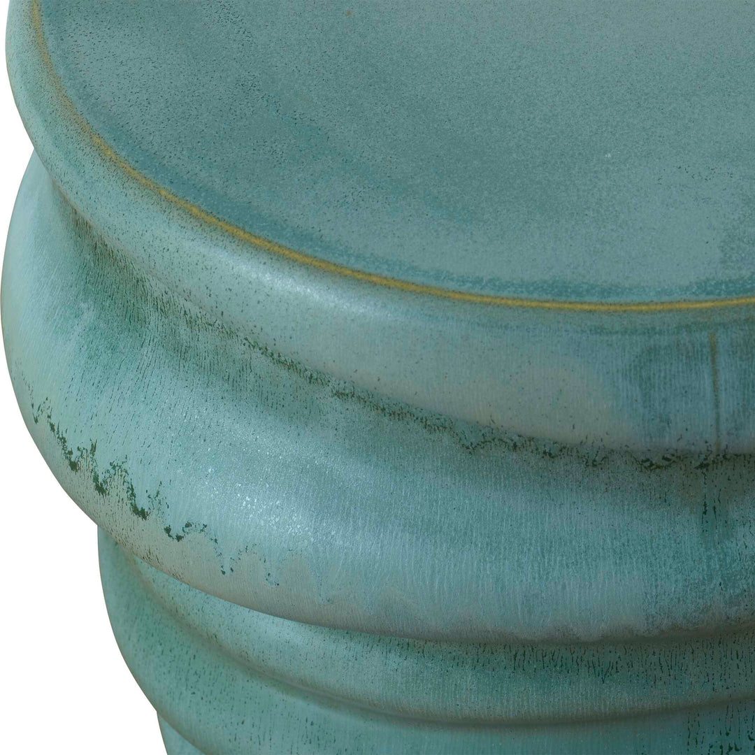 American Home Furniture Uttermost Skye Modern Garden Stool