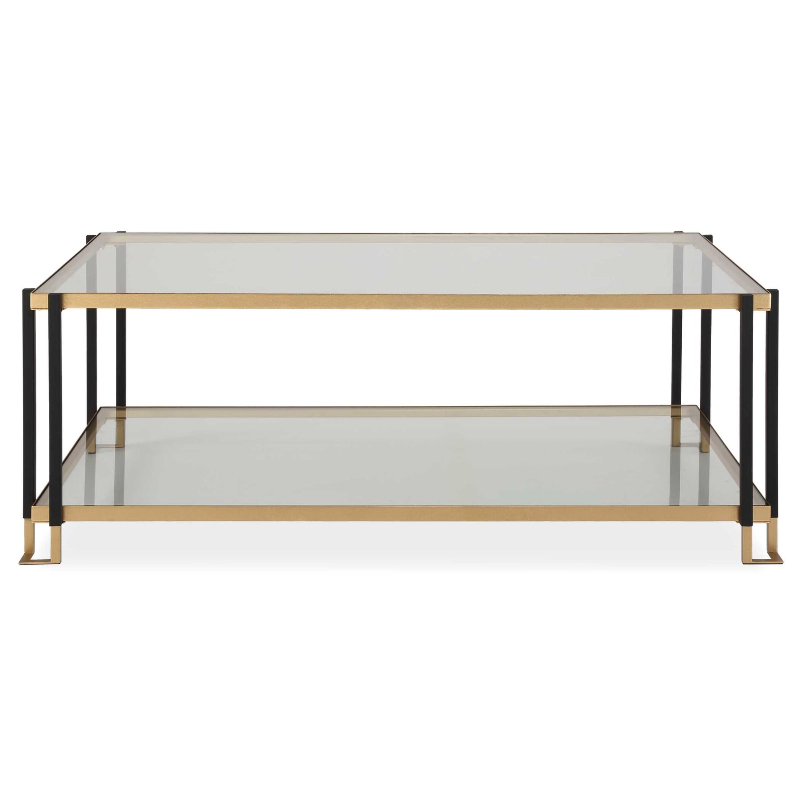 American Home Furniture Uttermost Kentmore Glass Coffee Table