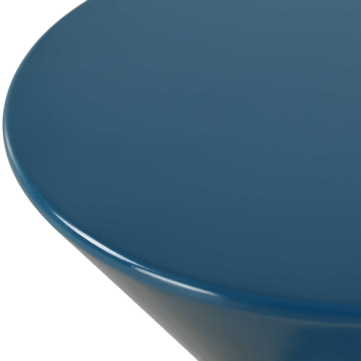 American Home Furniture Uttermost Trig Blue Accent Table