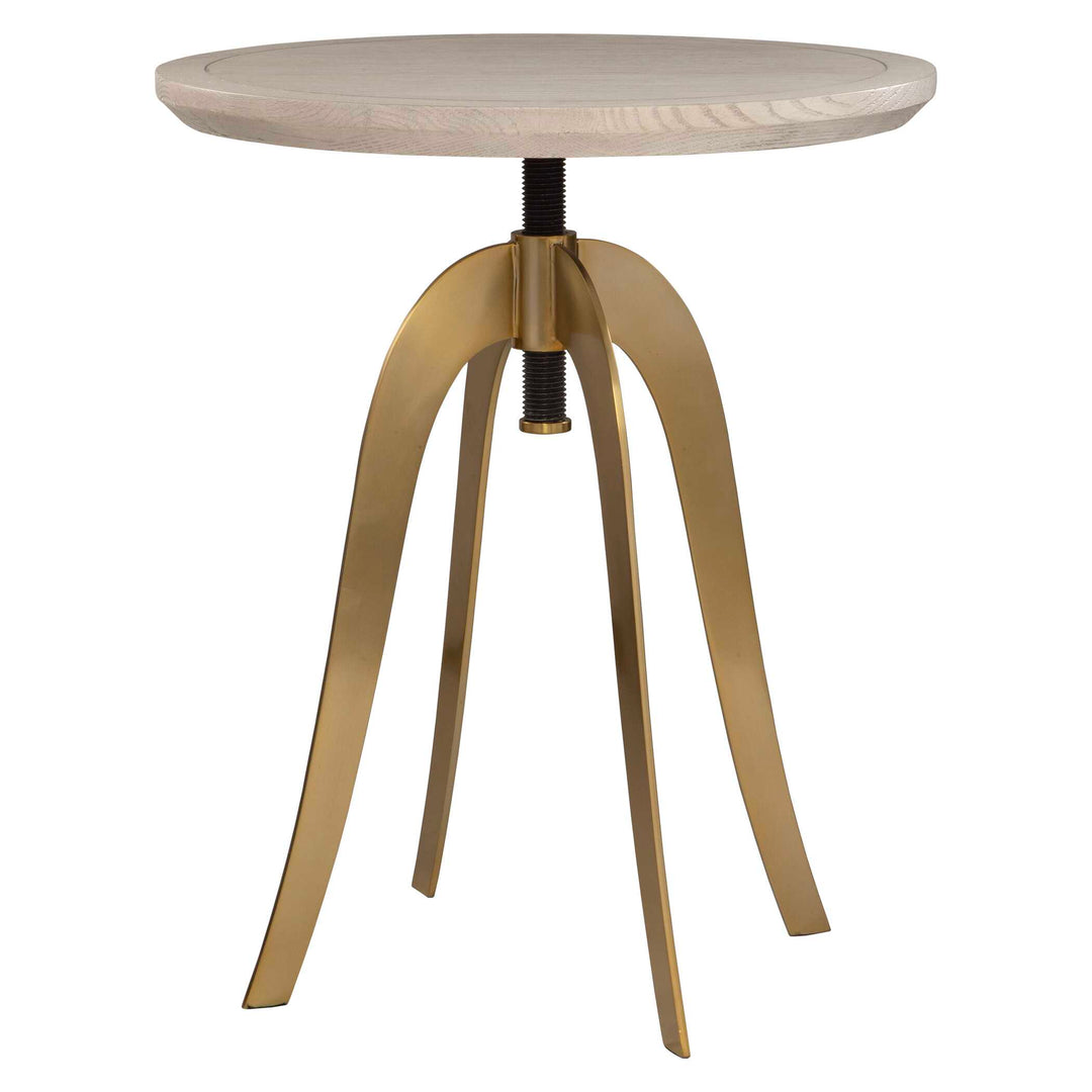 American Home Furniture Uttermost Alice Oak Adjustable Accent Table