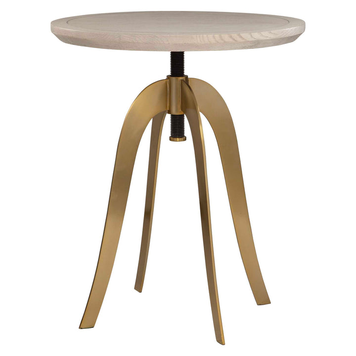 American Home Furniture Uttermost Alice Oak Adjustable Accent Table