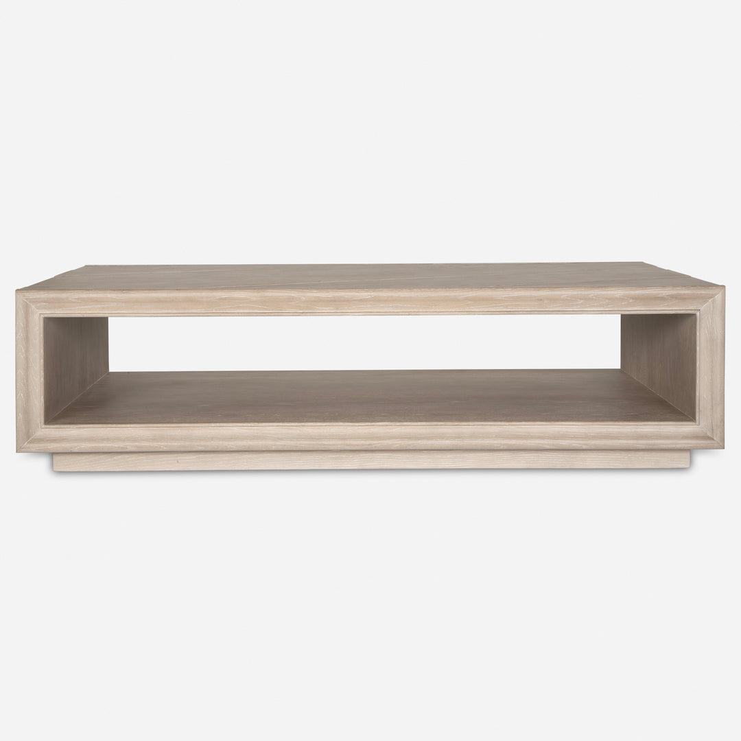 American Home Furniture | Uttermost - Prism Light Oak Coffee Table