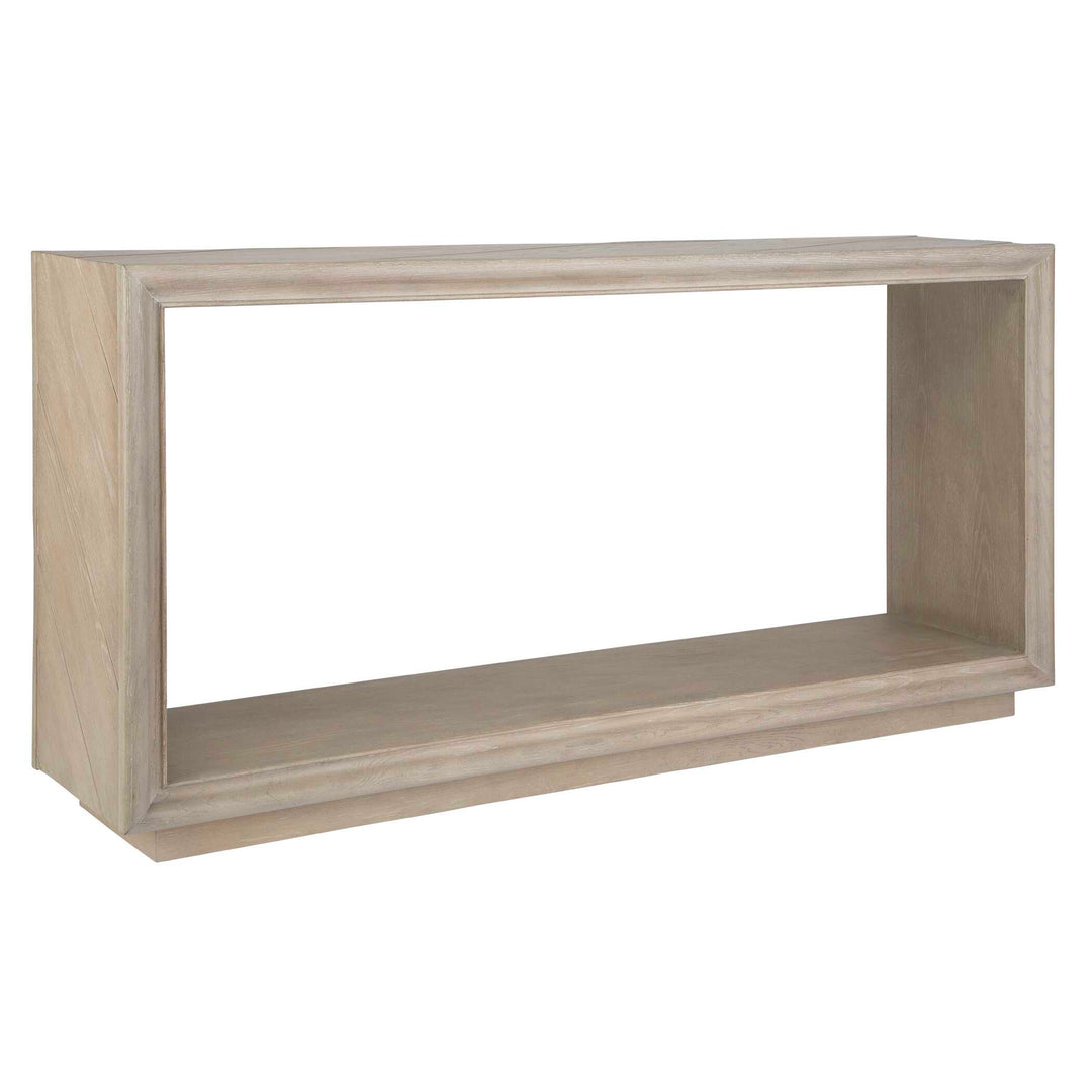 American Home Furniture Uttermost Prism Light Oak Console Table