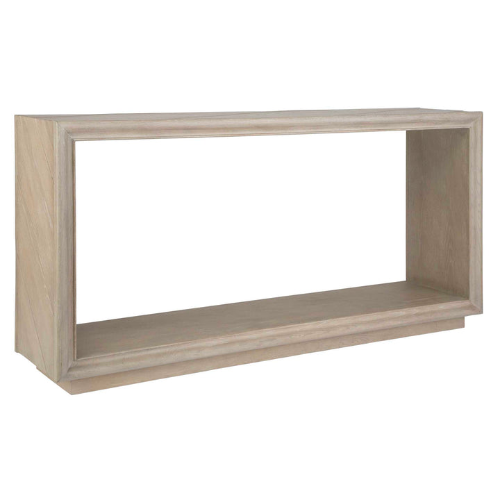American Home Furniture Uttermost Prism Light Oak Console Table