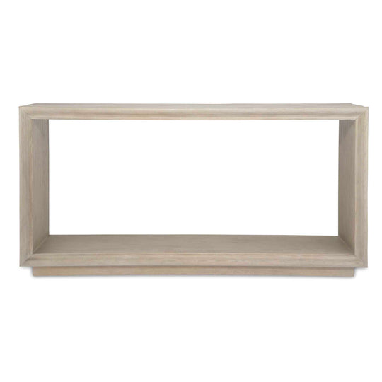 American Home Furniture Uttermost Prism Light Oak Console Table