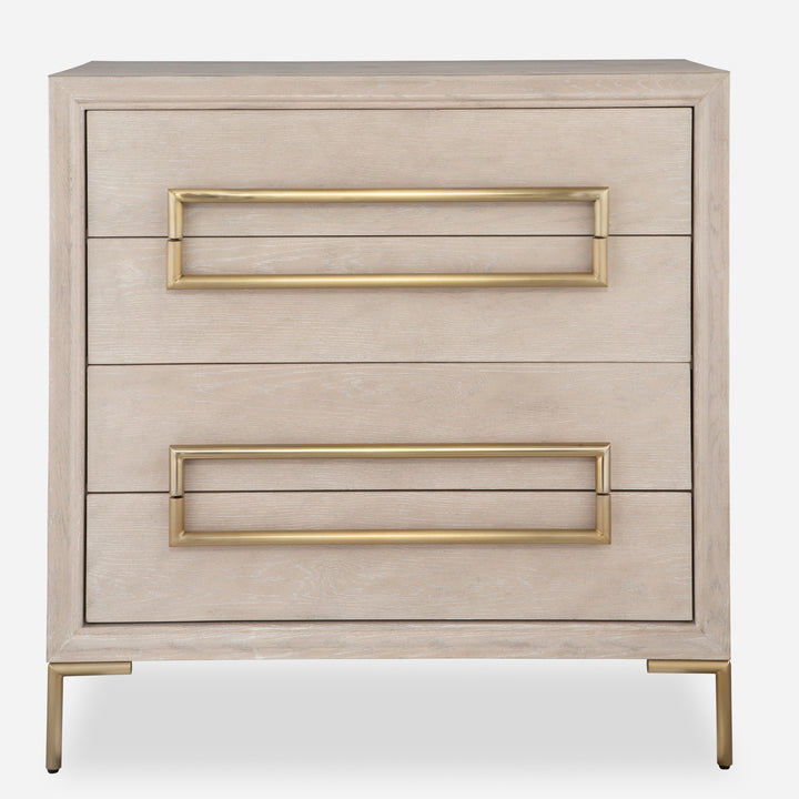 American Home Furniture | Uttermost - Alessia Light Oak Accent Chest