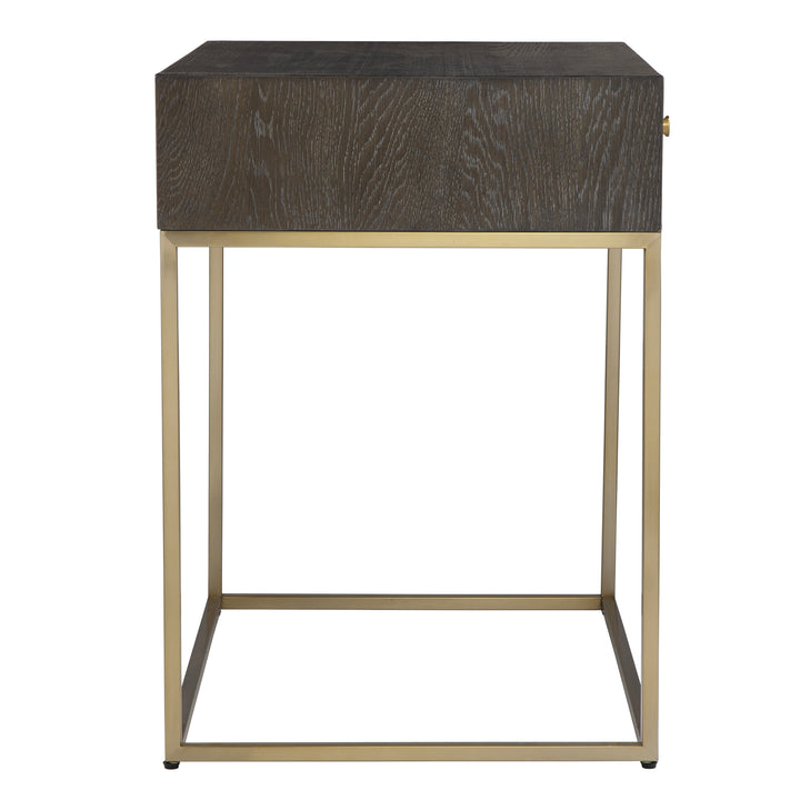 American Home Furniture | Uttermost - Armistead Walnut Side Table