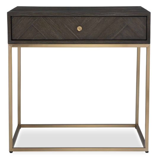 American Home Furniture Uttermost Armistead Walnut Side Table