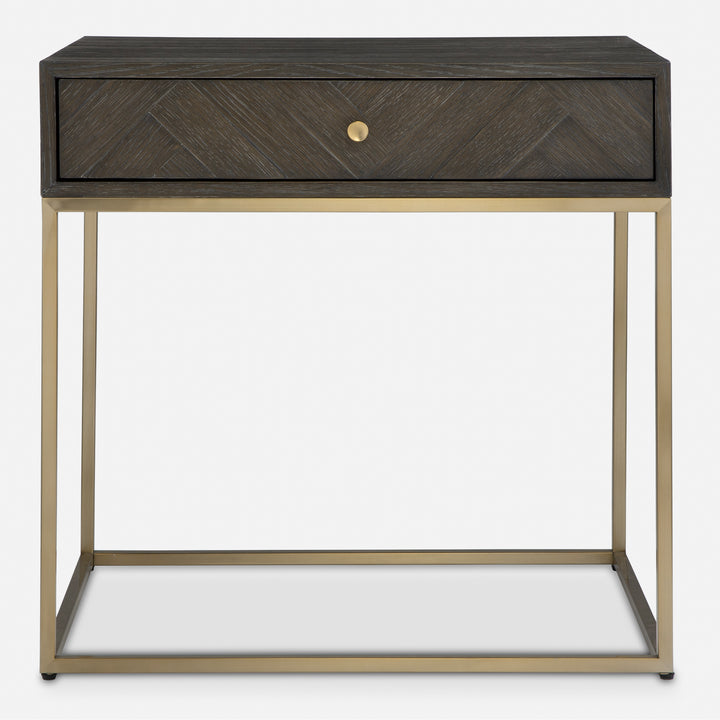 American Home Furniture | Uttermost - Armistead Walnut Side Table