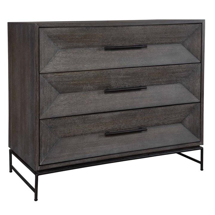 American Home Furniture Uttermost Knox Dark Walnut Accent Drawers