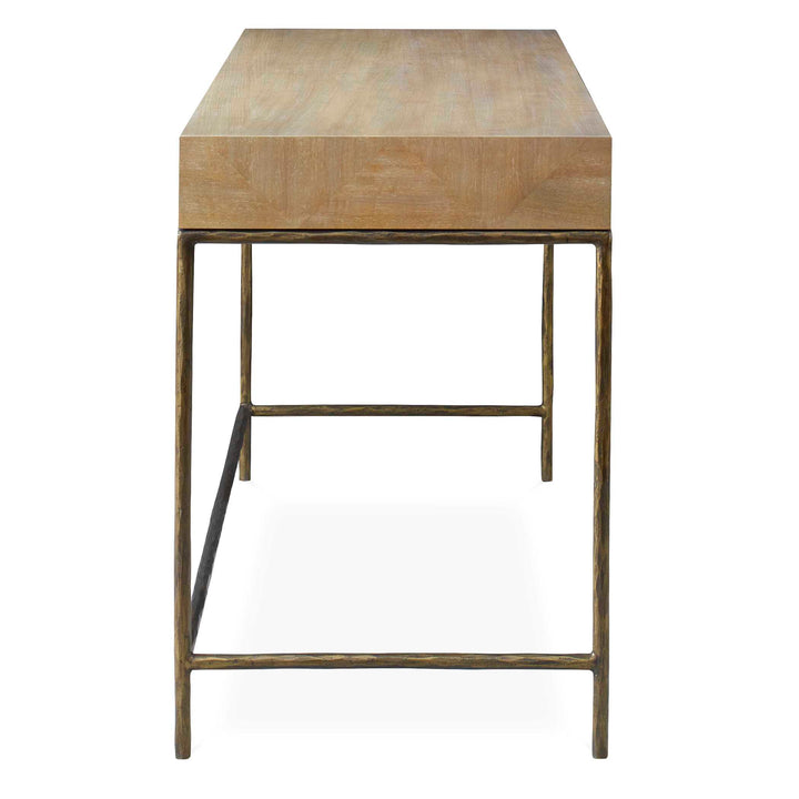 American Home Furniture Uttermost Aristotle Natuiral Wood Modern Desk