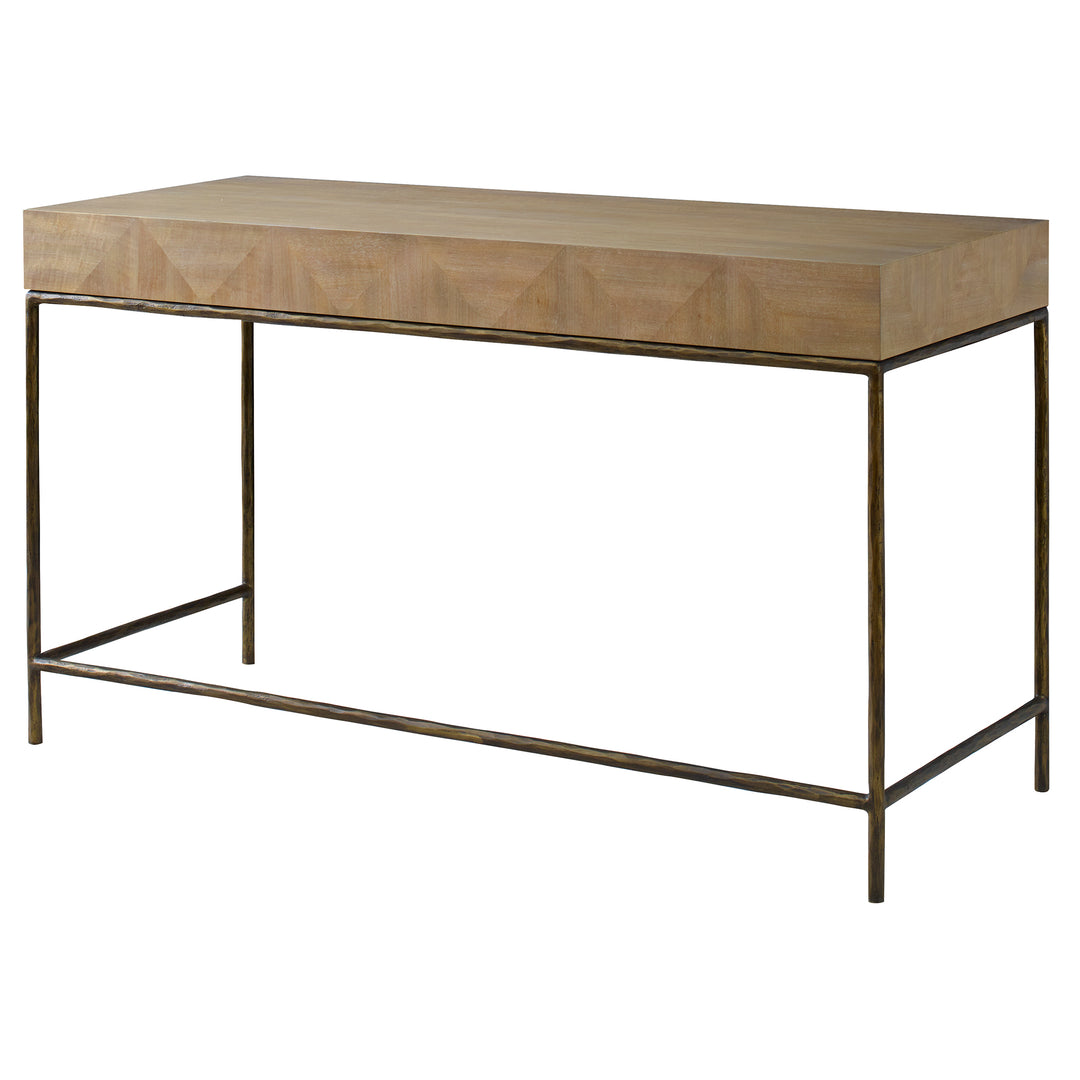 American Home Furniture | Uttermost - Aristotle Natuiral Wood Modern Desk