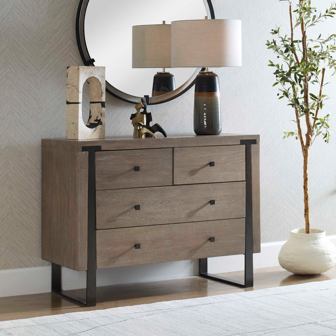 American Home Furniture Uttermost Gabriel Oak Accent Drawers