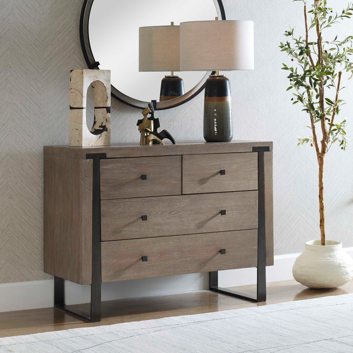 American Home Furniture Uttermost Gabriel Oak Accent Drawers