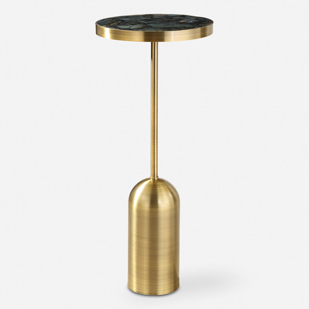 American Home Furniture | Uttermost - Pascal Brass Drink Table