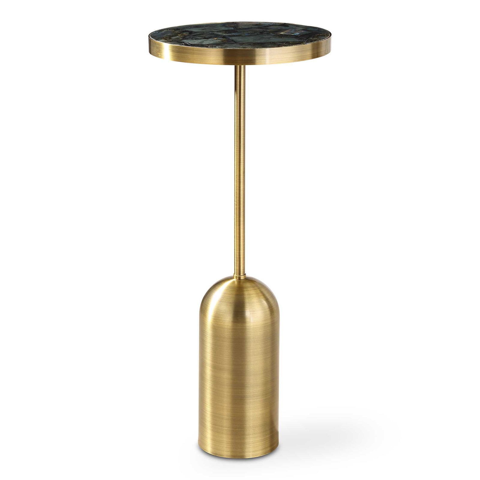 American Home Furniture Uttermost Pascal Brass Drink Table
