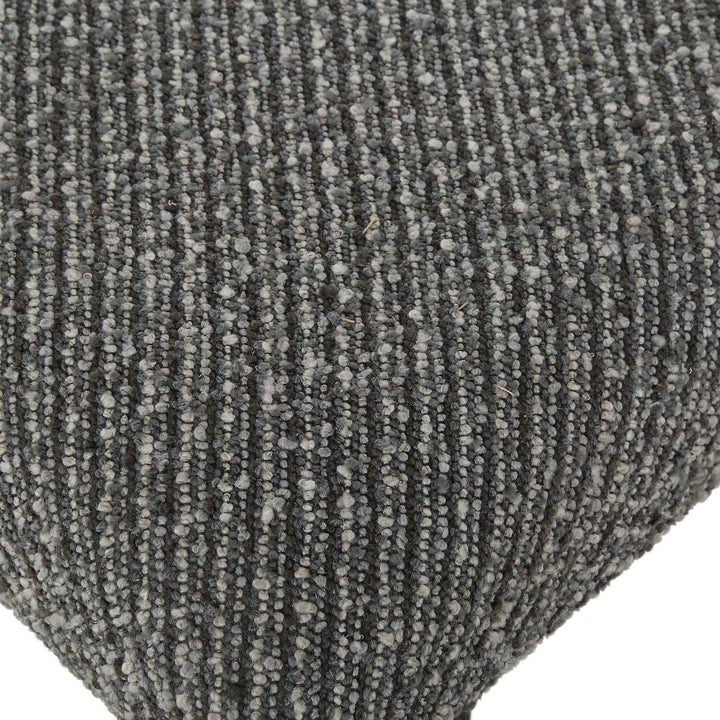 American Home Furniture Uttermost Bowtie Charcoal Fabric Bench