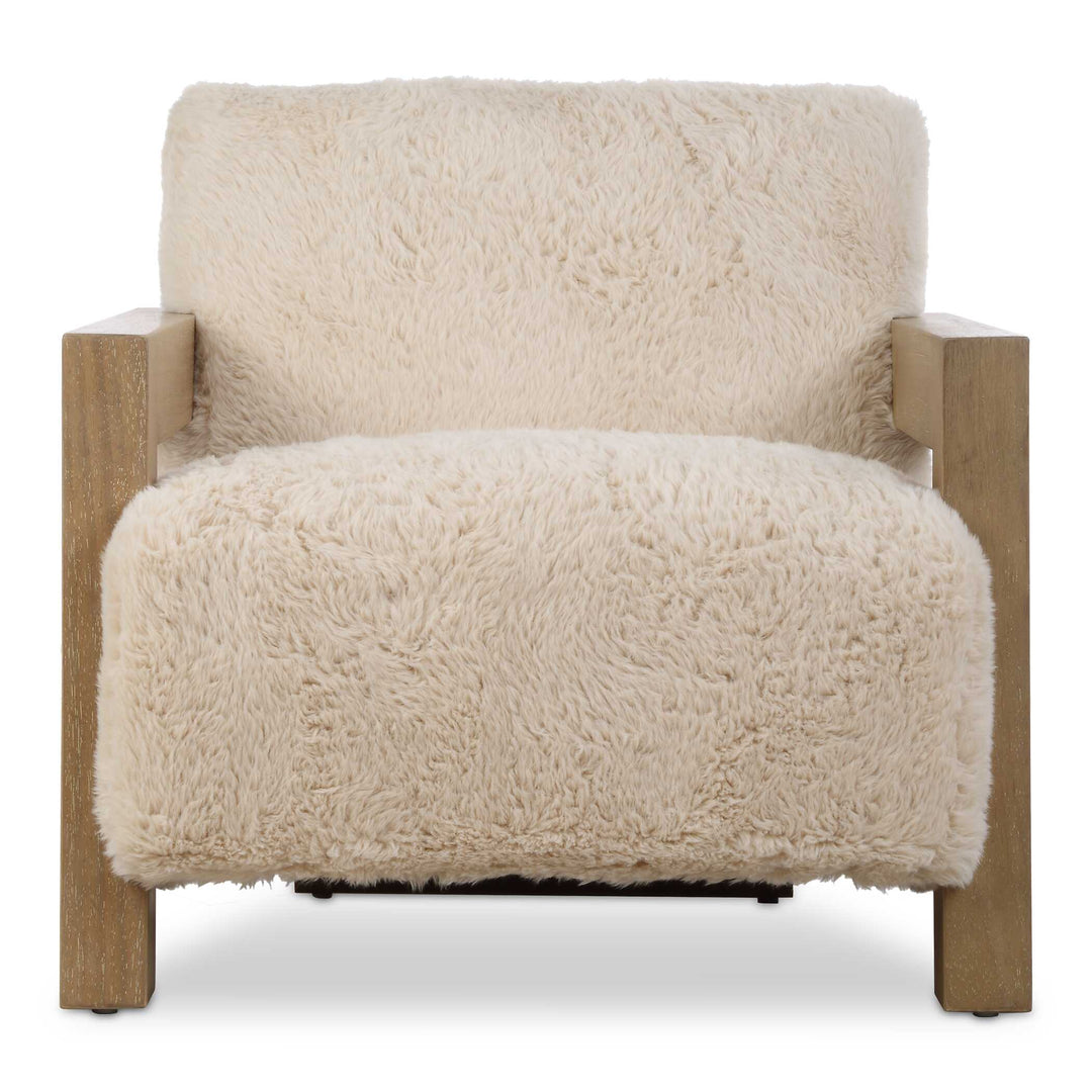 American Home Furniture Uttermost Jackson Sheepskin Accent Chair