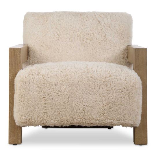 American Home Furniture Uttermost Jackson Sheepskin Accent Chair