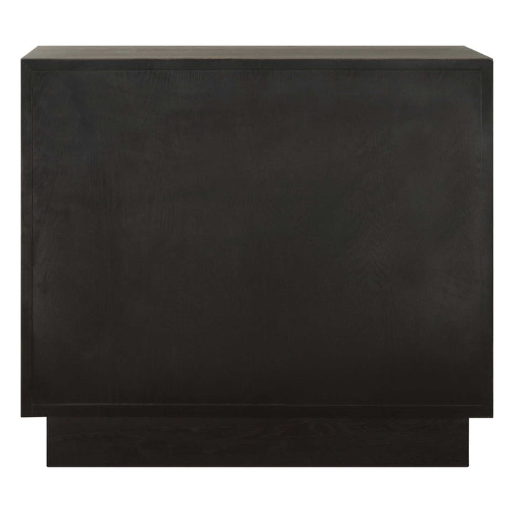 American Home Furniture Uttermost Shelby 2 Door Ebony Stained Cabinet
