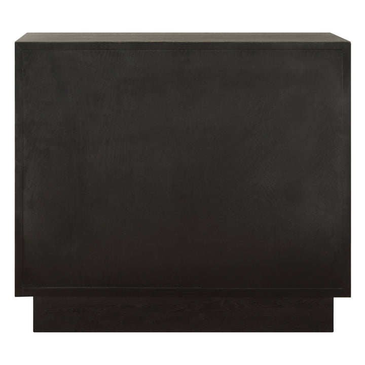 American Home Furniture Uttermost Shelby 2 Door Ebony Stained Cabinet