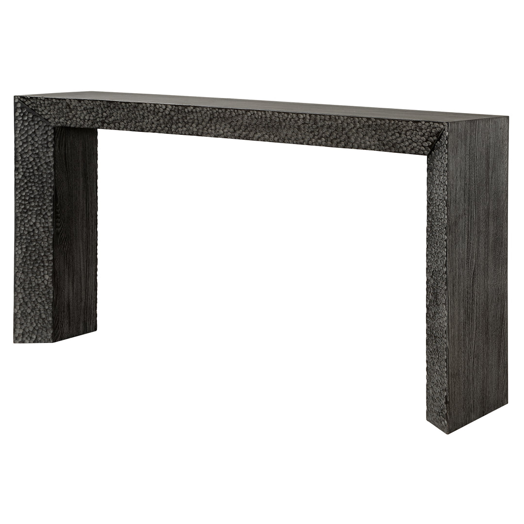 American Home Furniture | Uttermost - Thoreau Ebony Console Table