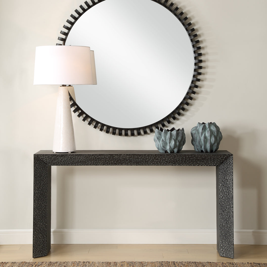 American Home Furniture | Uttermost - Thoreau Ebony Console Table