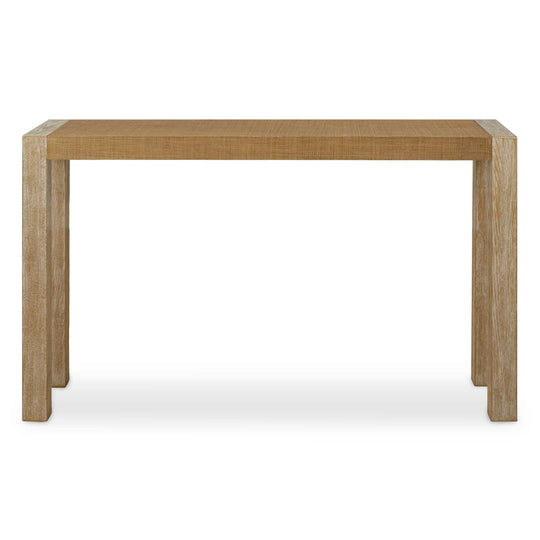 American Home Furniture Uttermost Bentley Grasscloth Console Table