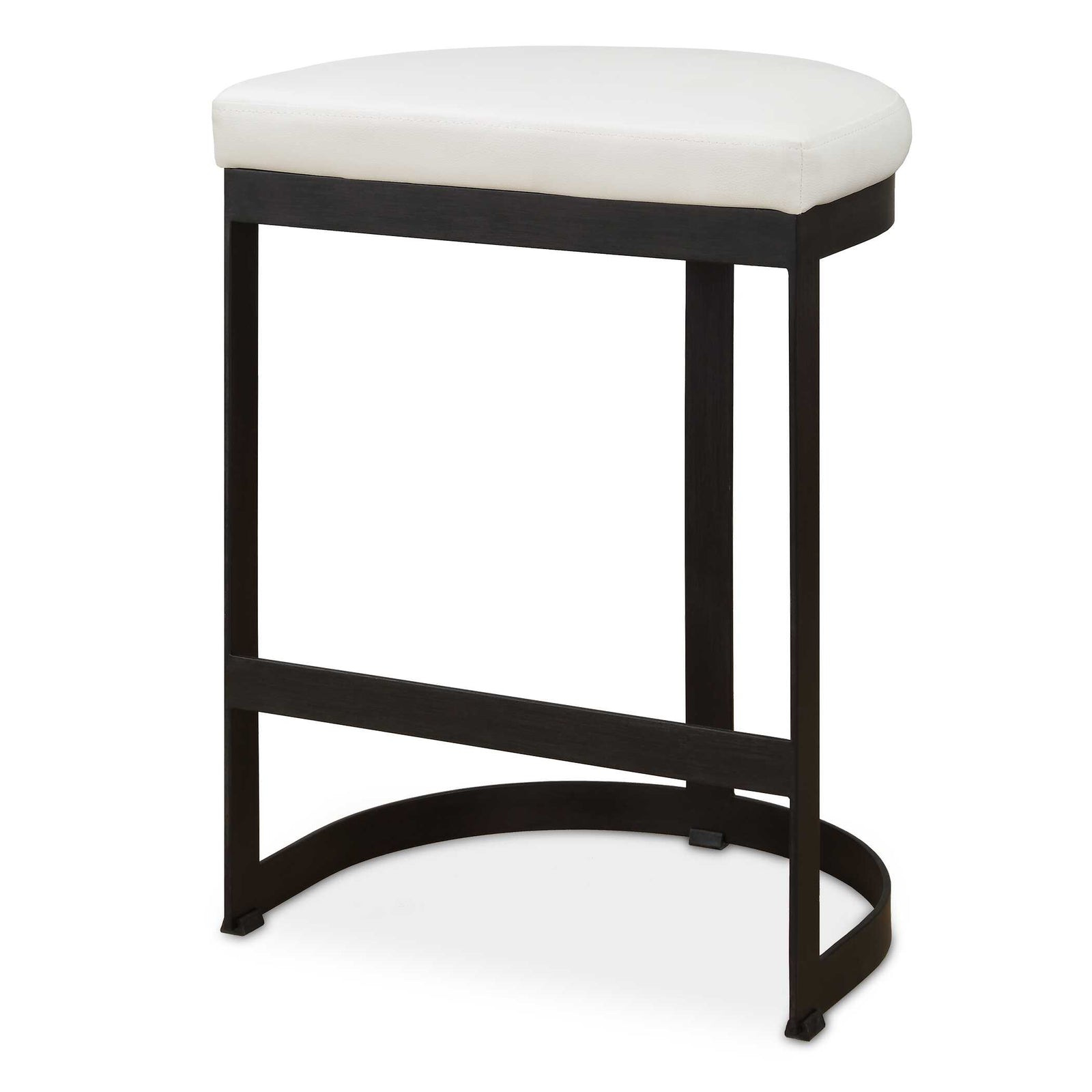 American Home Furniture Uttermost Ivanna White Counter Stool
