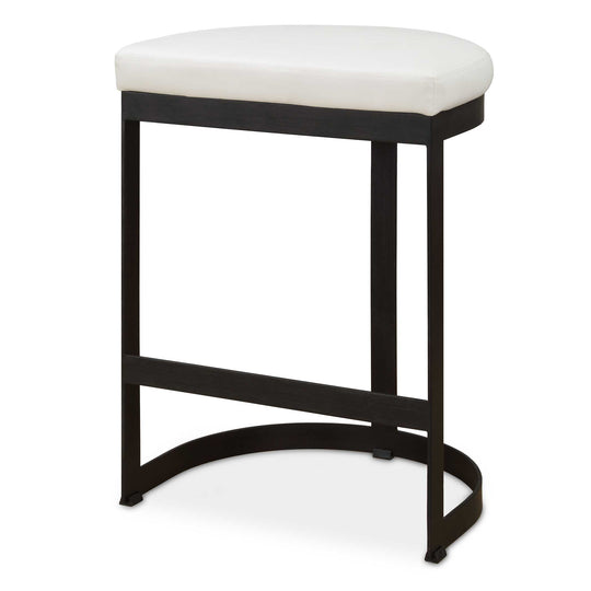 American Home Furniture Uttermost Ivanna White Counter Stool