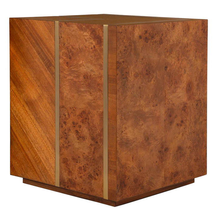 American Home Furniture Uttermost Seven Wonders Wooden Side Table