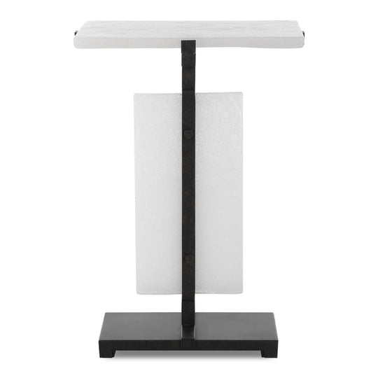 American Home Furniture Uttermost Elements Bubble Glass Accent Table