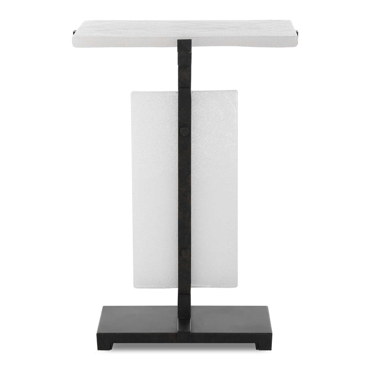 American Home Furniture Uttermost Elements Bubble Glass Accent Table