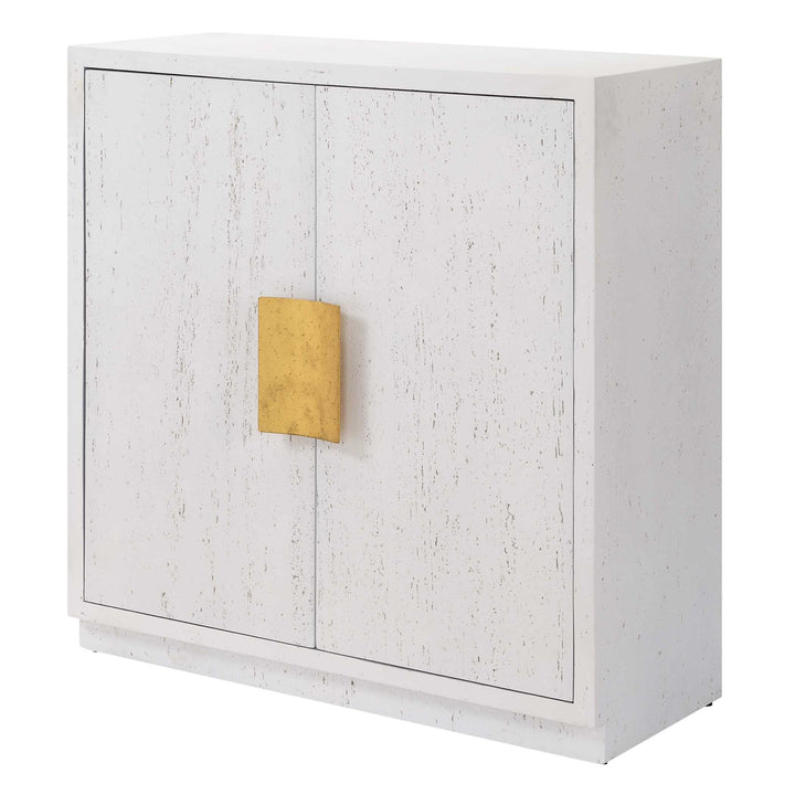 American Home Furniture Uttermost Emma 2 Door White Cabinet