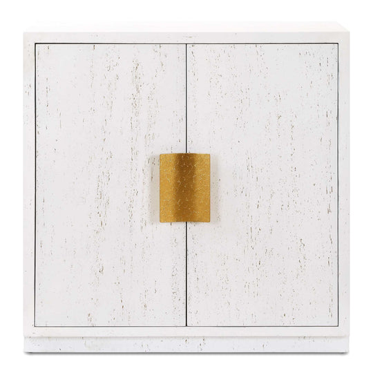 American Home Furniture Uttermost Emma 2 Door White Cabinet
