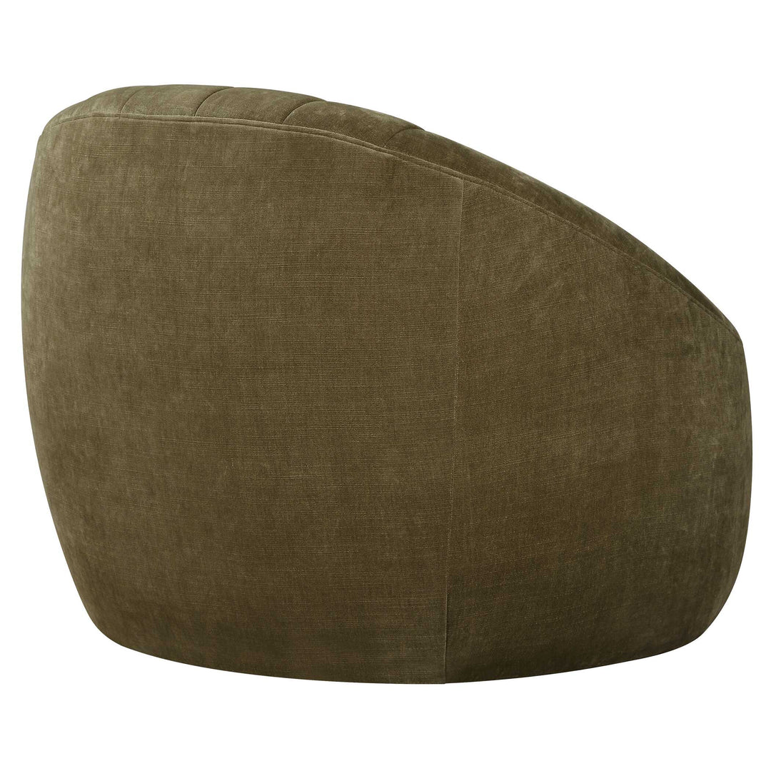 American Home Furniture Uttermost Narrows Moss Green Swivel Chair
