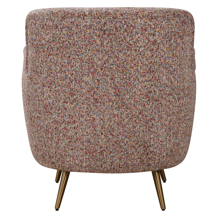 American Home Furniture Uttermost Gemstone Confetti Toned Accent Chair