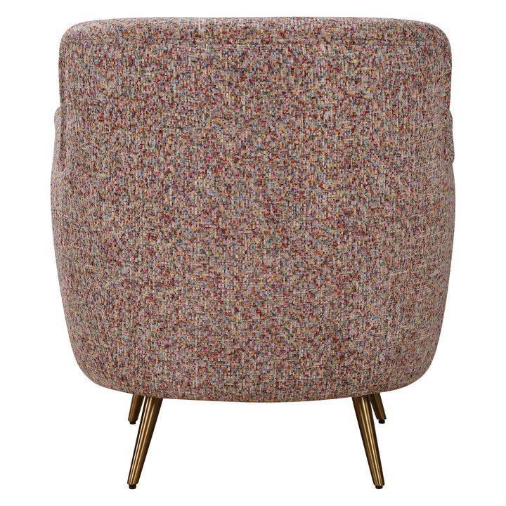 American Home Furniture Uttermost Gemstone Confetti Toned Accent Chair
