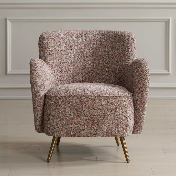 American Home Furniture Uttermost Gemstone Confetti Toned Accent Chair
