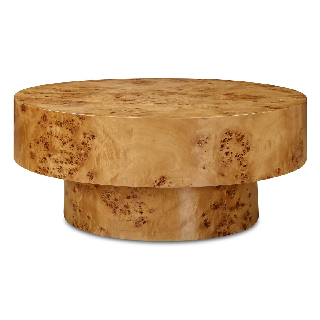 Knots Poplar Round Coffee Table - AmericanHomeFurniture