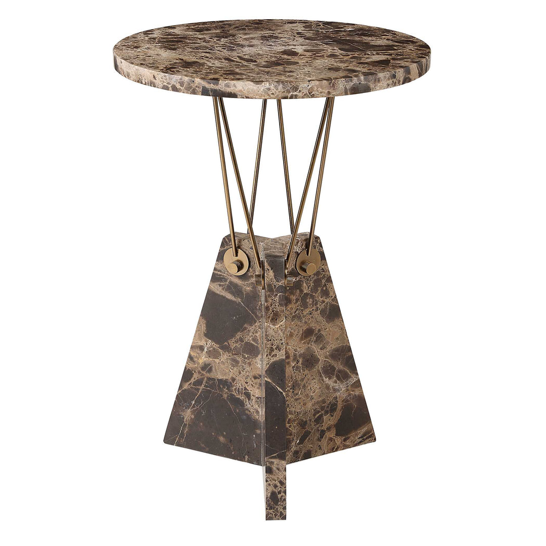 American Home Furniture Uttermost Levitate Marble Accent Table