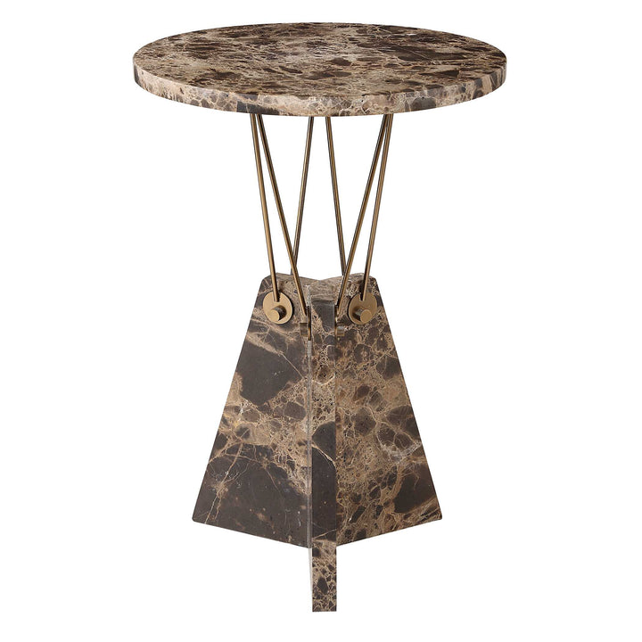 American Home Furniture Uttermost Levitate Marble Accent Table