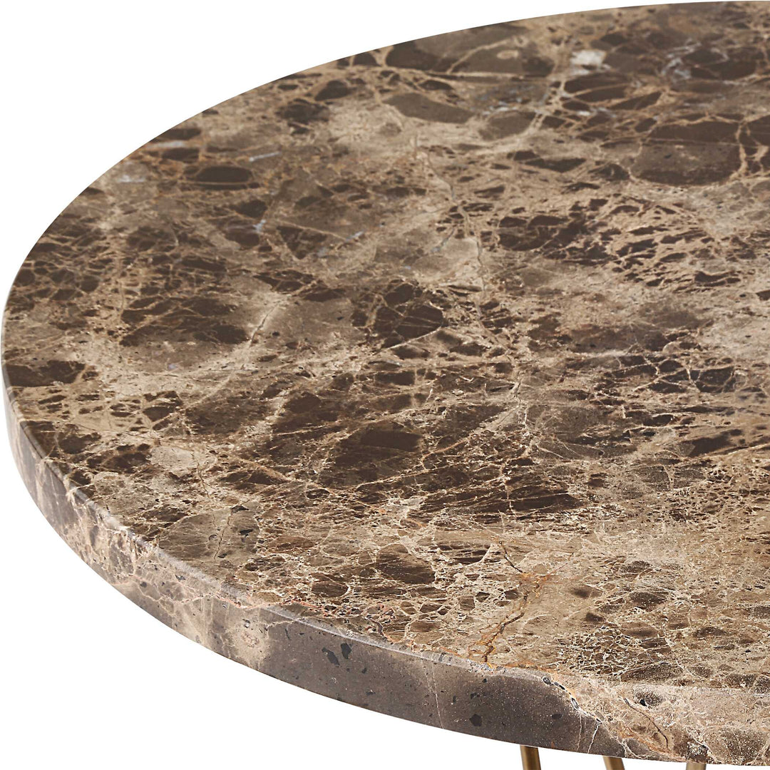 American Home Furniture Uttermost Levitate Marble Accent Table