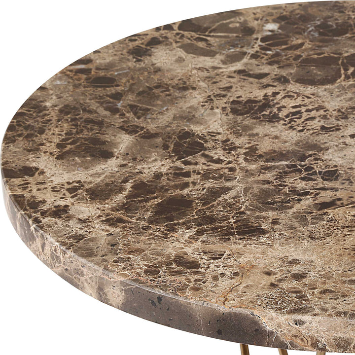 American Home Furniture Uttermost Levitate Marble Accent Table